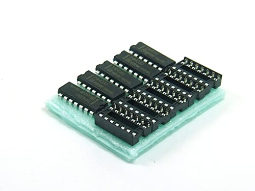 POPESQ® 5 Stk. x 74HC00 NAND mit Sockel DIP14#A5065