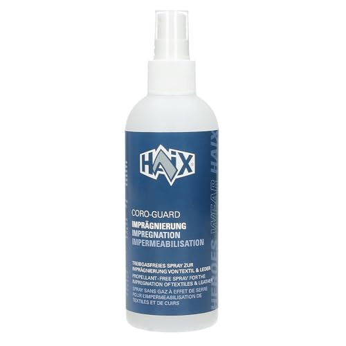 HAIX Imprägnierspray: Optimaler Schutz Deiner Stiefel und Textilien vor Wasser, Verschmutzung, Öl und Fett!.