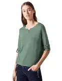 CECIL Damen 313172 Fenja T-Shirt, Raw Salvia Green, L EU