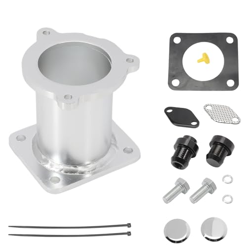 Konuooer EGR & Cooler Delete Ventil-Set für E87 E90 E92 E93 E60, EGR Set mit Schlauchverstellung, Ersatz für 320d 325d 330d 525d 530d 520i X3 X6 X5