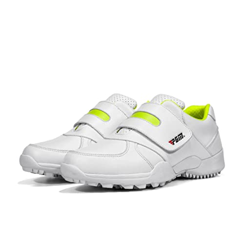 TRESEF Kinder-Golfschuhe, wasserdichte Golf-Sportschuhe, wasserdichte Golfschuhe Für Jungen Und Mädchen,Grün,36 EU