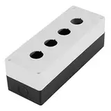 Schaltkastenschaltschalter Schaltkastenschaltschaltsteuerkasten Schalter Schaltkästchen 22mm Schaltkästchen Schaltfläche IVE Box, BX4 22mm Vier Löcher Druckknopfschalter Steuerungsbox WASHEMAFT