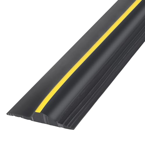 CPROSP Garagentorschweller 3,05M/18mm, Garagentordichtung Feuchtigkeitsbeständige, Schwellerdichtung-Einfach zu Montieren, Bodendichtung für Garagen, Hallen, Lagern, Werkstätten