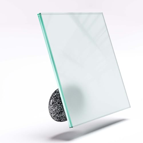 Maßanfertigung von VSG Verbundsicherheitsglas für Größen von 40x40cm bis 100x200cm - klares und mattes VSG aus Floatglas für Fenster, Türen, Vordächer, Terrassenüberdachungen, Carports (Matt, 6,38mm)