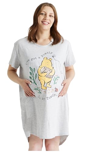 Disney Winnie the Pooh Damen-Umstandsnachthemd, Nachthemd, Winnie The Pooh, S