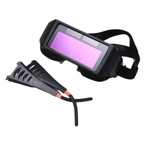 Solar Power LCD Schweißmaske Brille – Schweißbrille Auto Verdunkelung – Mig Brille für Tig Mma Schleifen – Automatisch dimmbare Augen blendfrei für den Heimgebrauch Elektrogeschäft