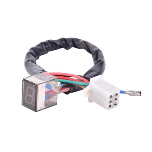 AXCAR Speed Gear Indicator Universal 1PC 5 Gänge Motorrad Digital Ganganzeige Display Schalthebel Sensor