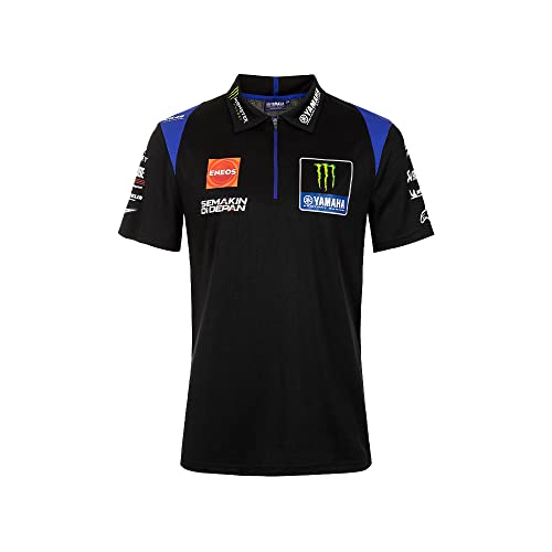 VR46 Polo Hemd Replica Yamaha Monster Team,Mann,XL,Schwarz