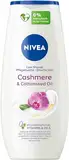 NIVEA Cashmere & Cottonseed Oil Pflegedusche (250 ml), pH-hautneutrales Duschgel mit Vitaminen und wertvollen Ölen, feuchtigkeitsspendende Cremedusche mit Orchideen-Duft