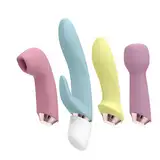 Satisfyer Marvelous Four Vibrator-Set | 4-teiliges Sex-Spielzeug für Frauen inkl. vier Satisfyer | Best Of Selection von Sex Toys | Erotisches Vibratoren-Set | Wasserdichte (IPX7) Stimulation