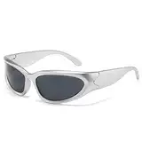 Schutzbrille Sonnenbrille, Fahrradbrille, Sport Sonnenbrille, Schutz Sportbrille, Radsportbrille, UV-Schutz Winddichte Staubdichte Outdoor-Sportbrille Radfahren Sonnenbrille Ski Schutzbrille, UV400