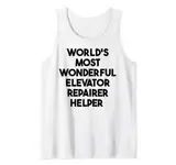Wunderbarster Helfer für Aufzug-Reparatur Tank Top