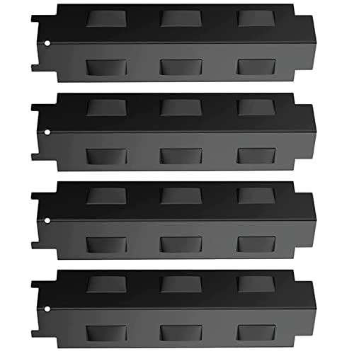 WELL GRILL 37cm Hitzeschild aus Porzellanstahl, Flammenverteiler, Heizplatt Ersatzteile für Landmann, Barbecook Manua 2, Outback, Enders, Uniflame und die meisten Gasgrills, 4er-Pack
