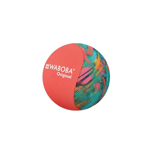 Waboba Wasser-Sprung-Ball – Der Originale Skip-Ball für Ozean, See & Pool – Hochleistungs-Wasser-Spielzeug für endlosen Sommer-Spaß – Robuster, weicher Gelkern für einfaches Springen – Neon Abstract