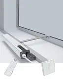 Elektrischer automatischer Fensteröffner mit Wandschalter, Fernbedienung und motorisierter Kette, max. 400 N, für Dachfenster und Dachlüftung, 700 mm + Controller