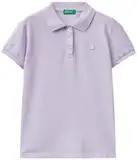 United Colors of Benetton Mädchen Poloshirt M/M 3wg9c300o Polohemd, Malve 26g, S