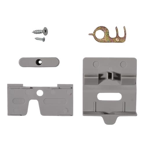 cantondz Türverschluss Ersatzteil Schieber Türverriegelung für Kühlschrank Grau Türverriegelung für Kühlschrank gebogen Kompatibel mit Serie RM 7 Caravan Wohnmobil Kühlschrank 2412757805