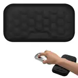 Handballenauflage für Tastatur, Wrist Rest, Maus Handgelenkauflage, Handgelenkstütze Pad, Memory-Foam-Handgelenkstützen, Reduziert Beanspruchung von Armen, Ellenbogen Beim Computergebrauch, Schwarz