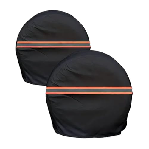 Tire Cover Set - Haltbarer Wasserdichtes Schild, UV -Blockierung Vinylwrap | Ersatzreifenschutz Für RV -Anhänger -, Die Gesamte Saison Staubschutz Sonnenschutzzubehör Für Parkplätze Im Freie