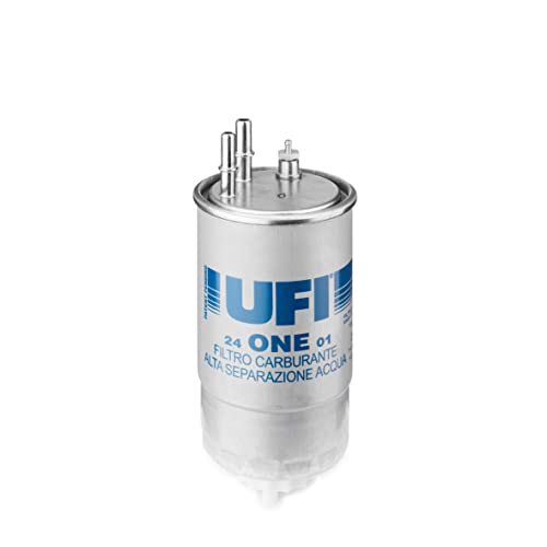 UFI Filters, Kraftstofffilter 24.ONE.01, Ersatz-Kraftstofffilter, Geeignet für Autos, Anwendbar auf verschiedene Modelle wie Alfa Romeo, Citroen, Fiat
