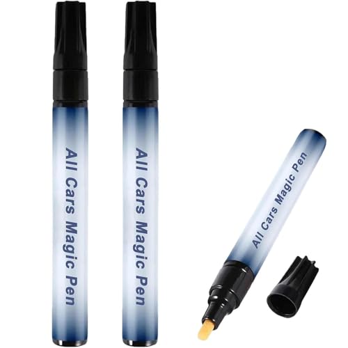 Cmeilau Alle Autos Magic Pen, Autokratzerreparaturstift, schnelle Lösung für Kratzer und Farbschäden, wetterfestem Lackierstift, Magic Lack -Kratzerentfernung, perfekte Farbübereinstimmung (2pcs)