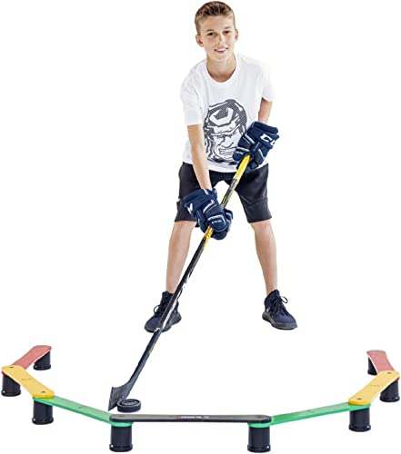 Hockey Revolution My Enemy Lit - Lightweight Stickhandling Training Aid, Equipment for Puck Control, Reaction Time & Coordination - Light, Portable & Adjustable