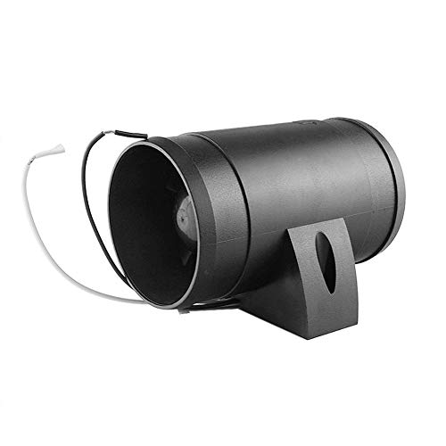 Marine Bilge Luftgebläse,Asudaro Bilgenluftgebläse 12V Inline-Luftgebläse Boot Bilgenmotor Galeere Marine Kabine Lüftungsventilator Marine Boot Gebläse Rohrlüfter Rohrventilator Kanalventilator,Schwar