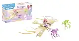 PLAYMOBIL Princess Magic 71363 Himmlischer Ausflug mit Pegasusfohlen, Flugunterricht in den Wolken, mit Einer Prinzessin und Zwei Pegasusfohlen, Spielzeug für Kinder ab 4 Jahren