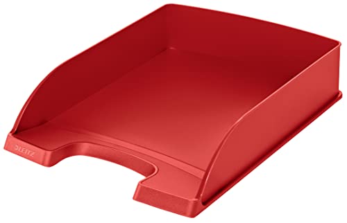 Leitz Briefkorb Standard A4, Rot, Plus Serie, 52270025, 1 Stück