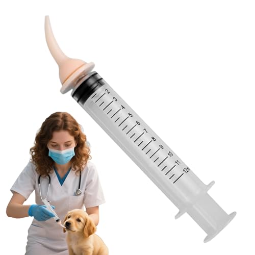 Yhsioaklo Welpe Feedings Kit, Hundekatpillenspender | Feeder Tool Haustier Medizin, Syres mit weichem Tipp, Fütterungszubehör | Wiederverwendbar und multifunktional, Pill Crusher und Cutter, tragbar