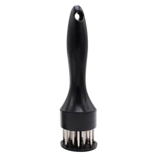 Fleischzartmacher,Meat tenderizer,fleischklopfer mit 21 Edelstahlklingen, steakbesteck,Abnehmbarer und spülmaschinenfester Steaker für Rindfleisch, Huhn und Schweinefleisch (Schwarz)
