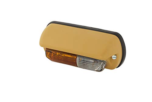 HELLA Blinkleuchte - Halogen - 6/12V - Einbau/geschraubt - Lichtscheibenfarbe: gelb - Stecker: Crimpkontakt - rechts - Menge: 1 - 2BE 001 278-021