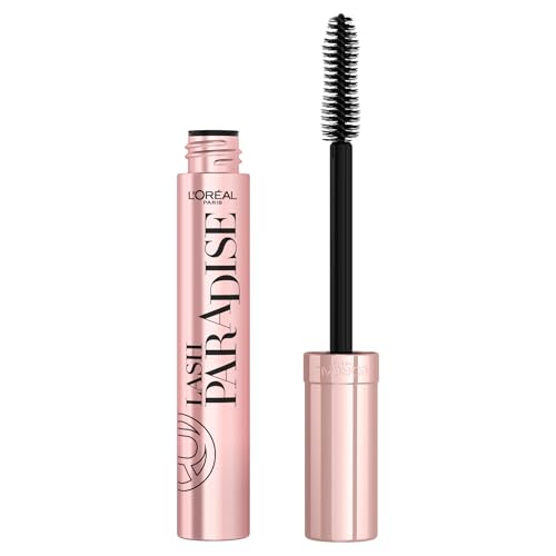 L'Oréal Paris Mascara, Schwarze Wimperntusche für Länge und Volumen, Lash Paradise, Intense Black, 6,4 ml