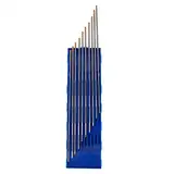 Dokili 10 Stück Wolfram Elektroede Nadel WIG Schweißen Tungsten Electrodes WL-15 Ø2,4 x 175mm 1.5% lanthanated ANSI/AWS A5.12-98 ISO 6848