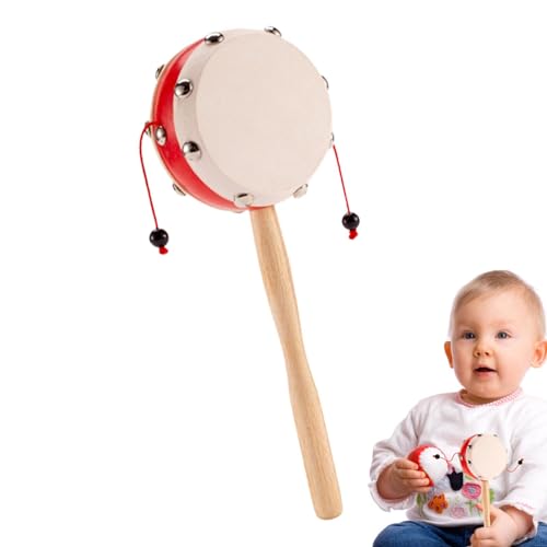Handgefertigte Affentrommeln aus, Perkussions-Affentrommel aus, sichere und lustige Rasseltrommel, traditionelles Affentrommelinstrument, Affenrhythmustrommel, Vintage-Affentrommel aus