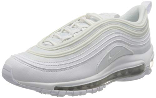 Nike Herren Air Max 97 (gs) Leichtathletikschuhe, Weiß (White/White/Metallic Silver 000)