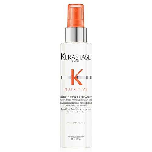 Kérastase Nutritive, Pflegender Hitzeschutz für trockenes, feines bis mittleres Haar, Für mehr Glanz und Geschmeidigkeit, Beautifying Detangling Blow Dry Mist, Nutritive, 150 ml