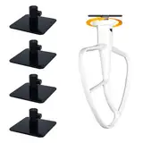 4Pcs Standmixer Aufsatzhalter Kompatibel mit Kitchen Aid Mixer Zubehör, Schwarz