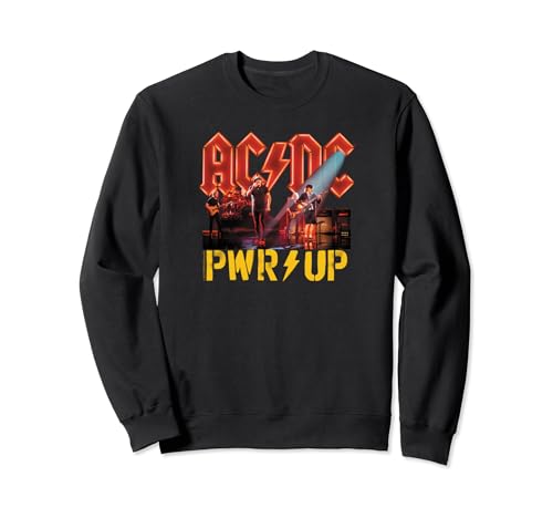 AC/DC Rock Music Band PWRUP Stage Lights Sweatshirt