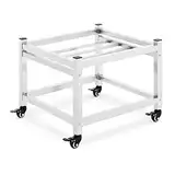 Royal Catering Edelstahlwagen für Maische- oder Braukessel 45 x 45 cm 150 kg Edelstahlwagen mit Rollen