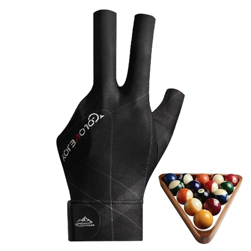Billard Handschuh,Billiard Pool Cue Gloves,Snooker Handschuhe,Professionelle Billardhandschuhe,Verstellbare Poolhandschuhe,Atmungsaktive Billard-Handschuhe Für Carom-Spiele, Snooker, Pool-Spiele