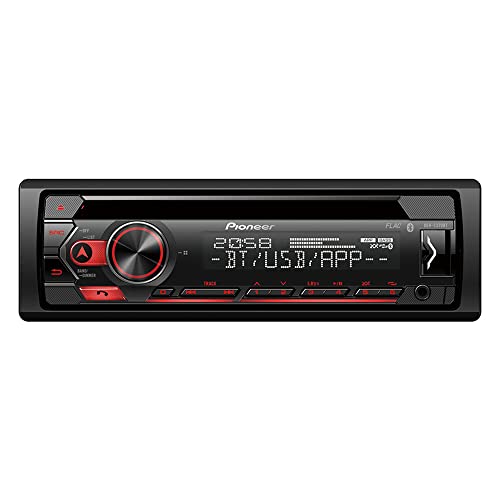 Pioneer DEH-S320BT | 1DIN Autoradio | CD-Tuner mit RDS | Bluetooth | MP3 | USB und AUX-Eingang | Freisprecheinrichtung | Smart Sync App | 13-Band Equalizer