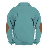 KONG JIMFAN Angebote des Tages Heute Pullover Herren Sweatshirt Rollkragenpullover 2024 Winter Thermoshirt Langarmshirts Sweaters Bequem Oberteile Casual Pullis Übergangsjacke Herren(#E Cyan,L)