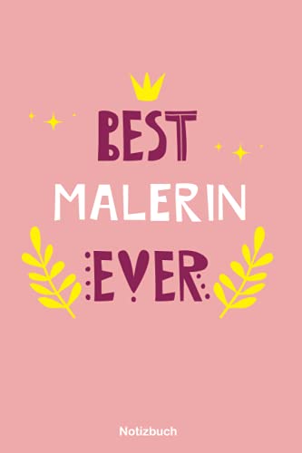 Geschenk für die Beste Malerin: A5 Notizbuch als Geschenk für eine Malerin - A5 /punktiert - | Malerin Geschenke zum Geburtstag|Geburtstagsgeschenk Kollegin