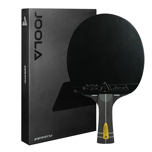 JOOLA Profi Tischtennisschläger Infinity Carbon, ITTF genehmigter, Wettkampf Tischtennis-Schläger, 29,5 x 18 x 3,5 cm, Schwarz