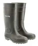 Högert Technik - RITTER Schutzstiefel Gummistiefl | Wasserdichter Sicherheitsstiefel und Arbeitsstiefel | Sicherheitsgummistiefel | EN ISO 20345 | S5 SRA schwarz 42