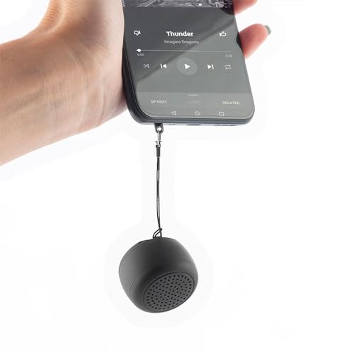 InnovaGoods® Mini kabelloser wiederaufladbarer tragbarer Lautsprecher Miund, drahtloses Abspielen Ihrer Lieblingsmusik, tragbar, kompaktes und Elegantes Design, ideal für Zuhause und unterwegs