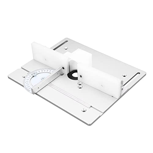 Aluminium-Router-Hebesystem-Kit, Holzbearbeitungseinsatz-Grundplatte für Oberfräsen-Tischkreissäge. Oberfräsen-Hebesystem-Kit für Oberfräsen-Tischkreissägen-Einsatz-Grundplatte