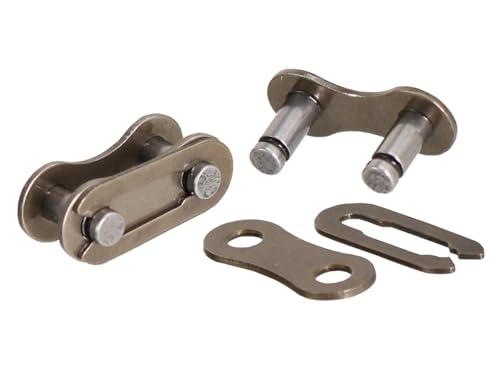 2 Stück Kettenverschlussglieder, Kettenschloss, 1/2“ x 1/8“, für Sport- und Tourenradketten für Singlespeed + Nabenschaltung