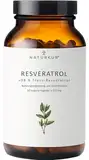 Naturkur® Resveratrol 500mg - 60 Kapseln im Apothekerglas - Trans-, vegan, laborgeprüft, ohne Zusatzstoffe, in Handarbeit hergestellt in Unterfranken